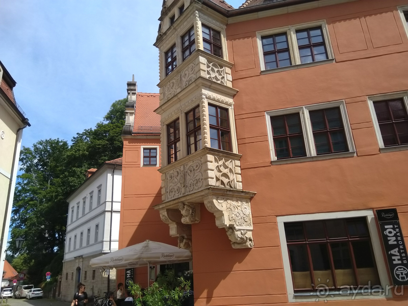 Дрезден, Германия. Саксонская Швейцария - город Пирна над Эльбой.