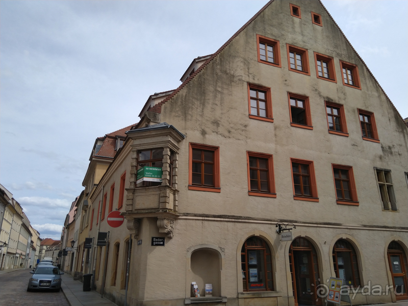 Дрезден, Германия. Саксонская Швейцария - город Пирна над Эльбой.