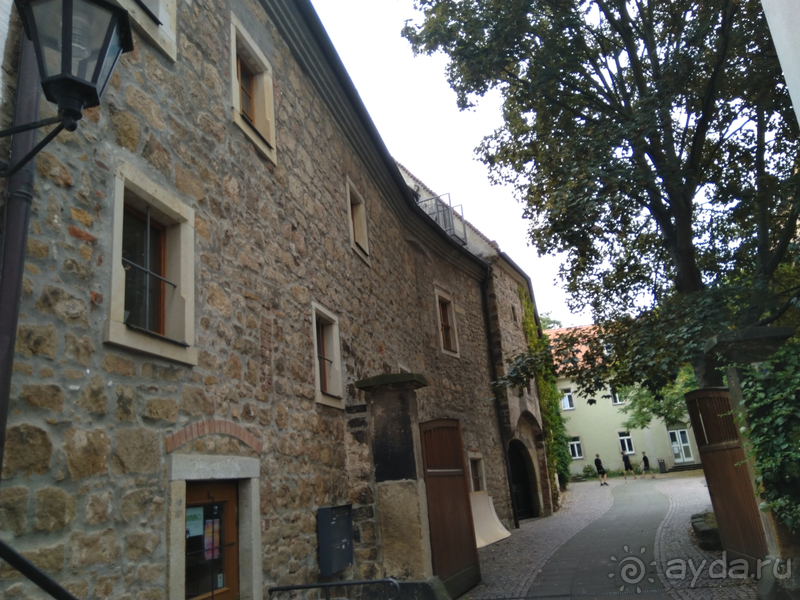 Дрезден, Германия. Саксонская Швейцария - город Пирна над Эльбой.