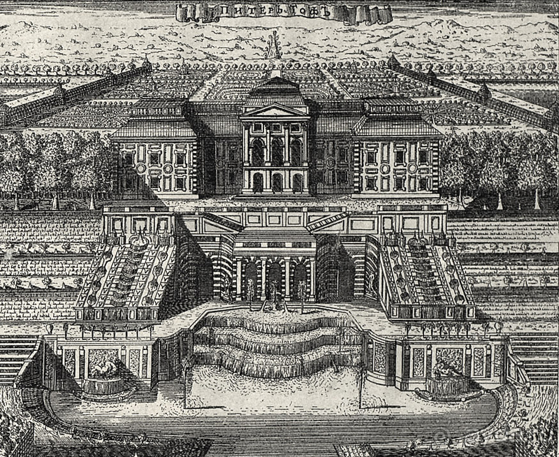 Санкт-Петербург, Россия.  Петергофский дворец.