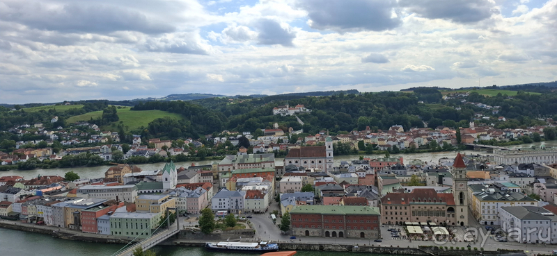Альбом истории "Пассау, Германия. Крепость Veste Oberhaus."