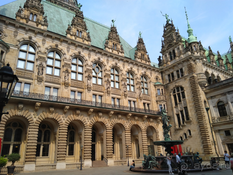  Германия. Гамбург - брутальный город. Часть I сухопутная, центр.