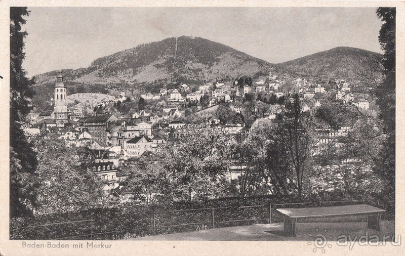 Альбом отзыва "Баден-Баден, Германия. «Есть на земле прекрасный уголок...». Замок над городом, храмы."