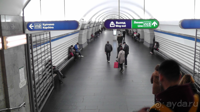 Санкт-Петербург, Россия. Ленинградское метро.