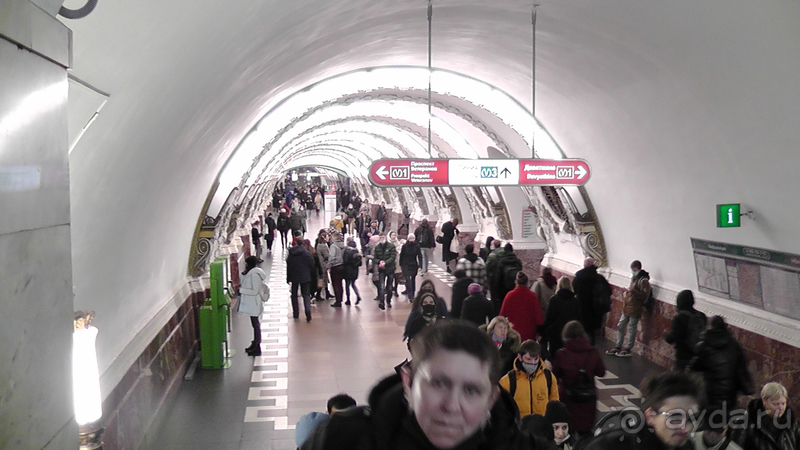 Санкт-Петербург, Россия. Ленинградское метро.