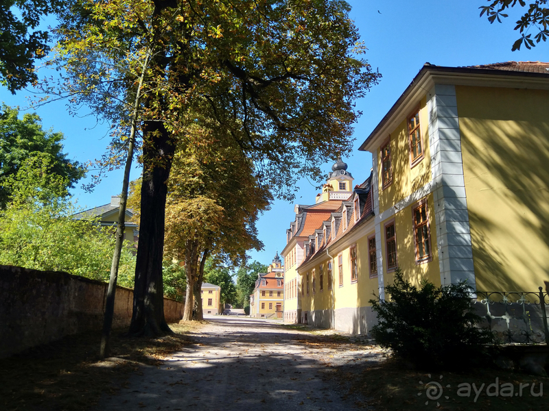 Тюрингия, Германия. Усадьба Бельведер «прелестного лебедя в Веймаре.