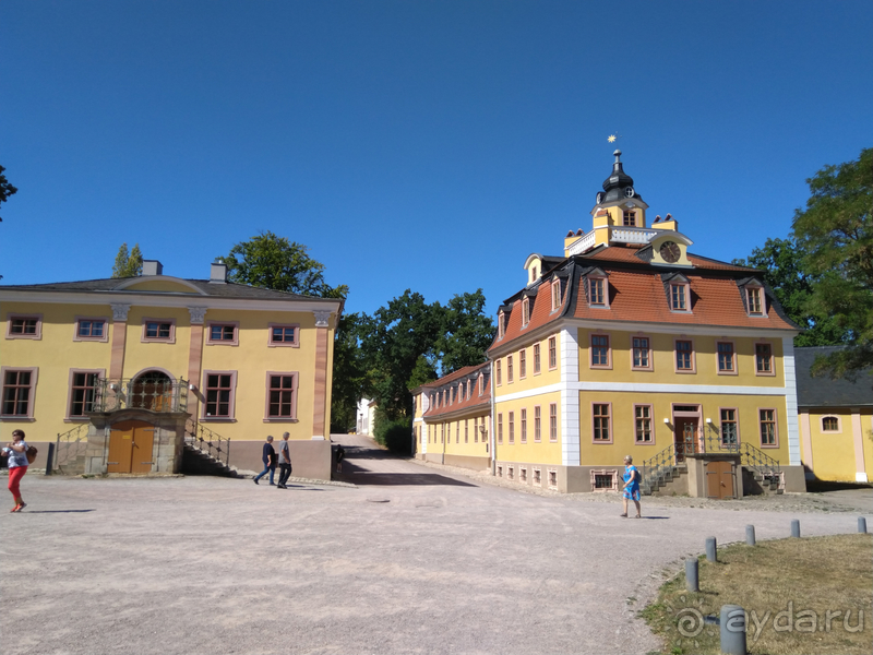 Тюрингия, Германия. Усадьба Бельведер «прелестного лебедя в Веймаре.