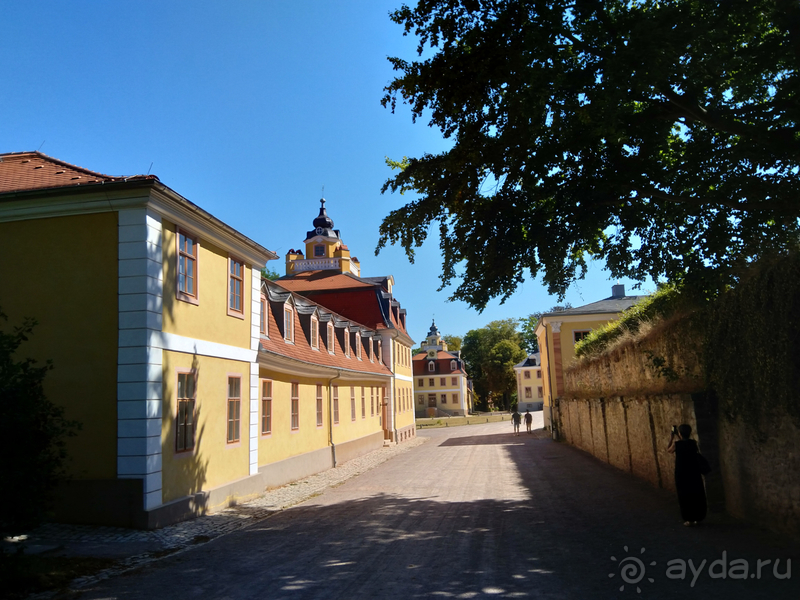 Тюрингия, Германия. Усадьба Бельведер «прелестного лебедя в Веймаре.