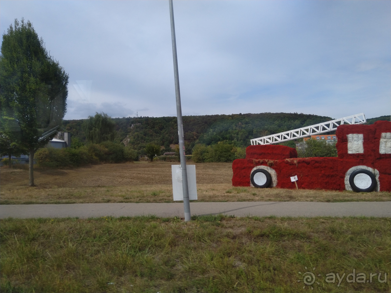 Альбом истории "Бавария, Германия. Пантеон Вальхалла около Регенсбурга."