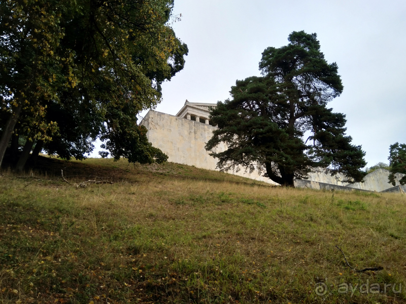 Альбом истории "Бавария, Германия. Пантеон Вальхалла около Регенсбурга."