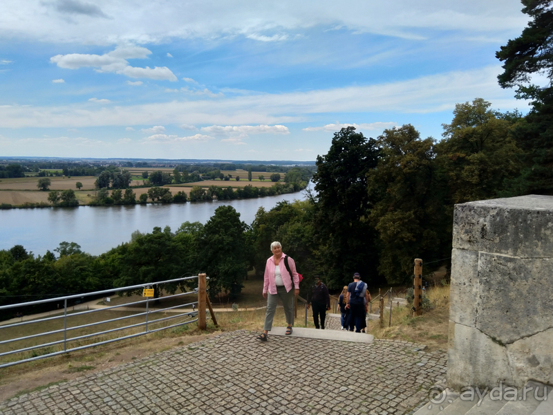 Бавария, Германия. Пантеон Вальхалла около Регенсбурга.