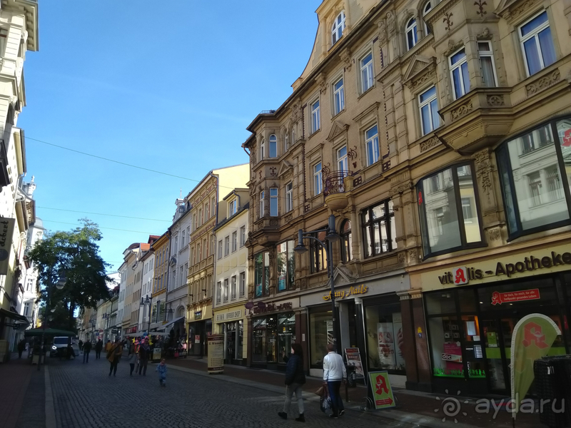 Тюрингия, Германия. Гера – пережившая века. 