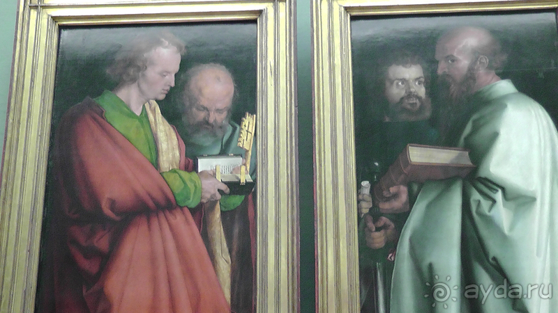 Бавария, Германия. Мюнхен - Старая Пинакотека.