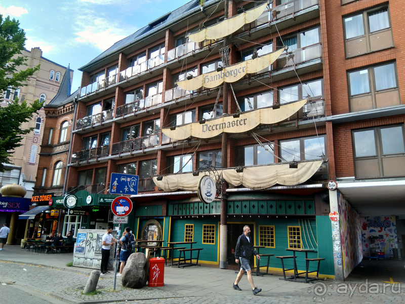 Германия. Гамбург - брутальный город. Часть II cухопутная, от центра к Репербану.