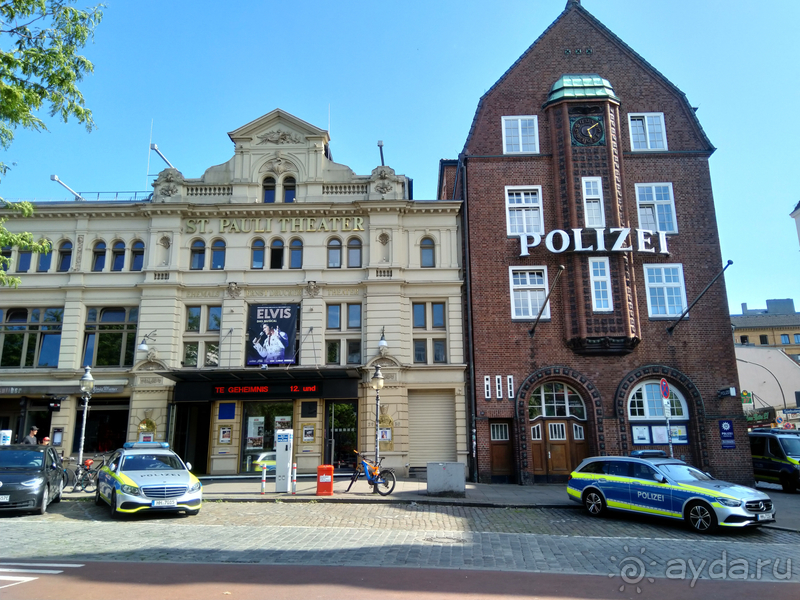 Германия. Гамбург - брутальный город. Часть II cухопутная, от центра к Репербану.