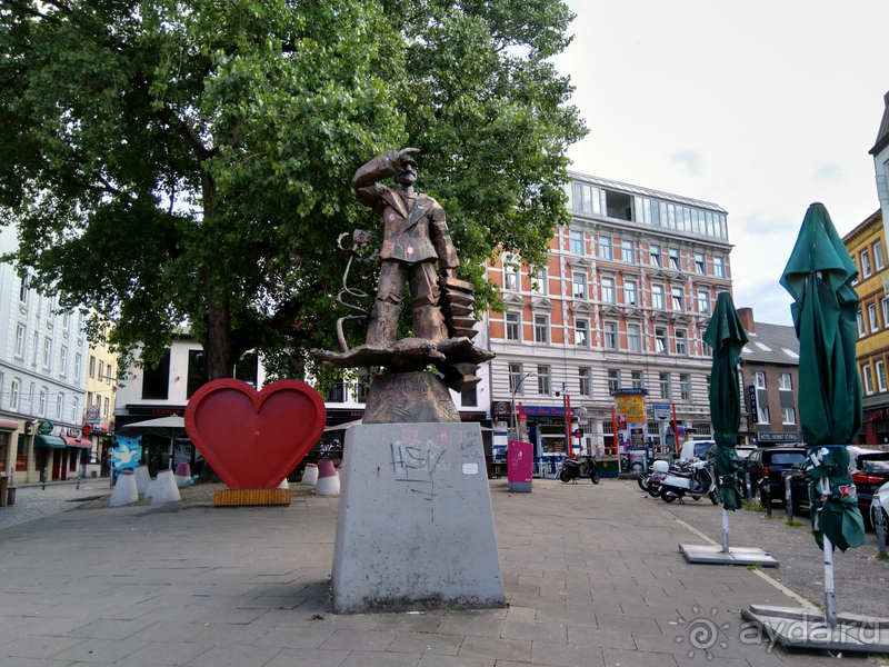 Германия. Гамбург - брутальный город. Часть II cухопутная, от центра к Репербану.