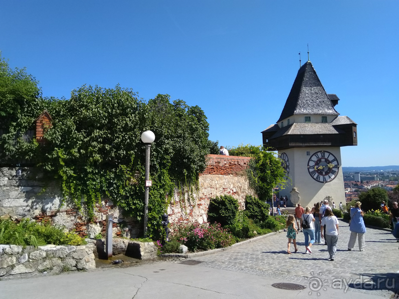 Штирия, Австрия. г.Грац -крепость Шлоссберг