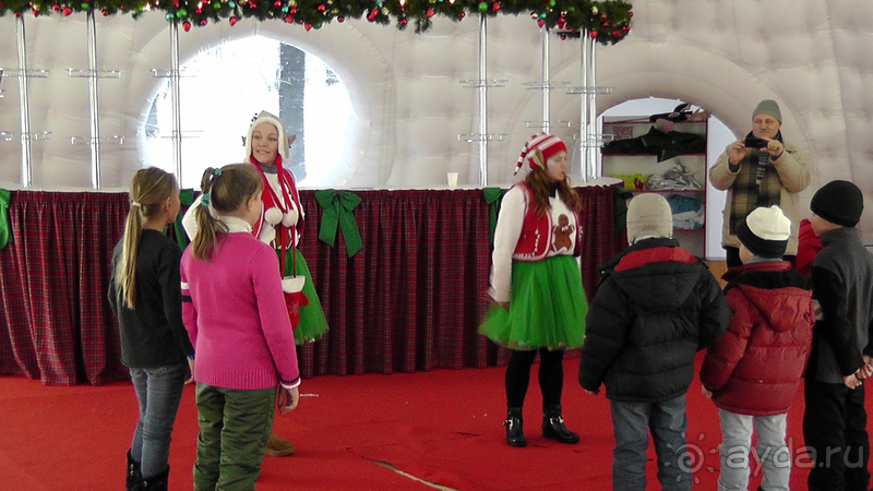 Киев - Мариинский парк, Михайловская и Софийская площади  - снежное царство 2017 года