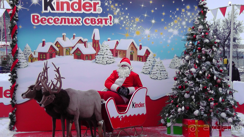 Киев - Мариинский парк, Михайловская и Софийская площади  - снежное царство 2017 года