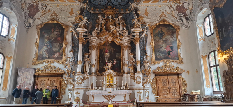 Альбом истории "Ингольштадт, Бавария. Исторический город-крепость над Дунаем, Азамкирхе."