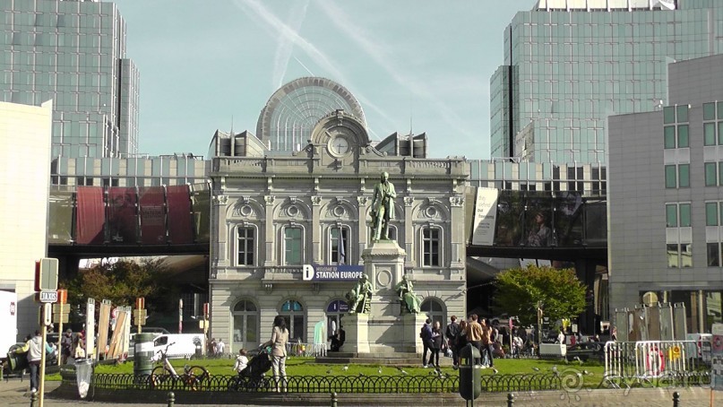 Брюссель, Бельгия. «Гулять, так гулять!». Еврогород с «чревом» - Верхний Город.