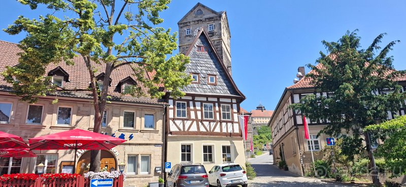 Альбом истории "Кронах, Бавария. Верхний город под крепостью."