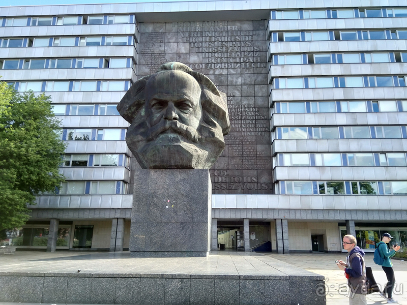 Саксония, Германия. Город Хэмниц, он же -«Саксонский Каменец», он же Карл-Маркс-Штадт.