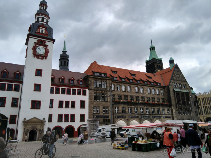 Саксония, Германия. Город Хэмниц, он же -«Саксонский Каменец», он же Карл-Маркс-Штадт.