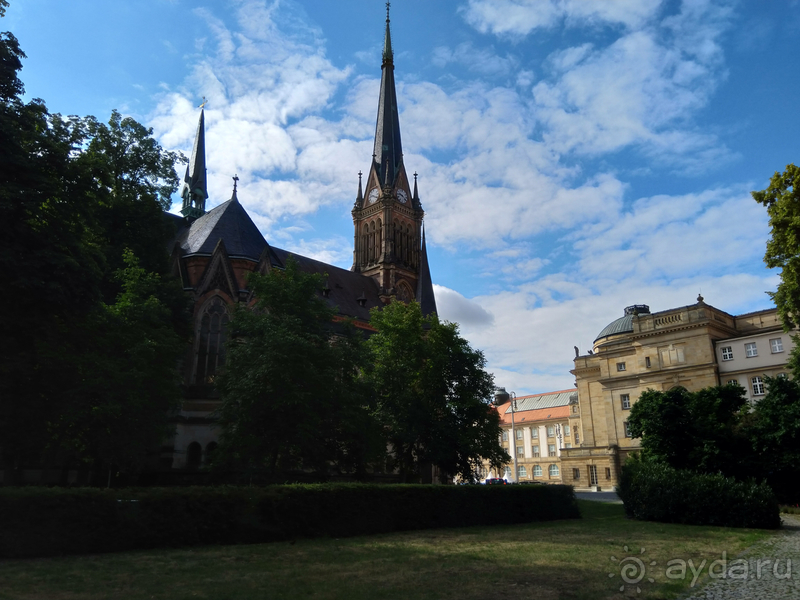 Саксония, Германия. Город Хэмниц, он же -«Саксонский Каменец», он же Карл-Маркс-Штадт.