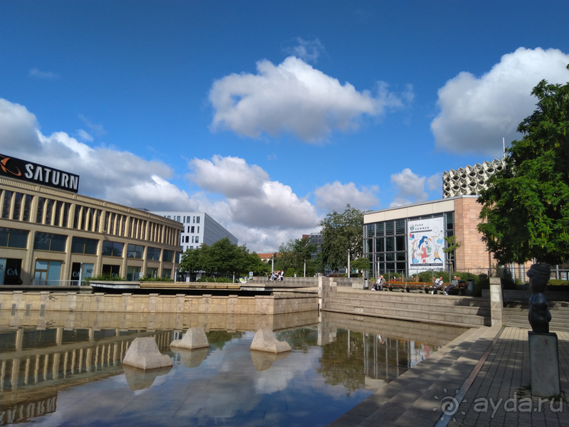 Саксония, Германия. Город Хэмниц, он же -«Саксонский Каменец», он же Карл-Маркс-Штадт.