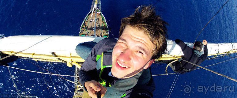 Барк Крузенштерн, покорение Атлантического океана