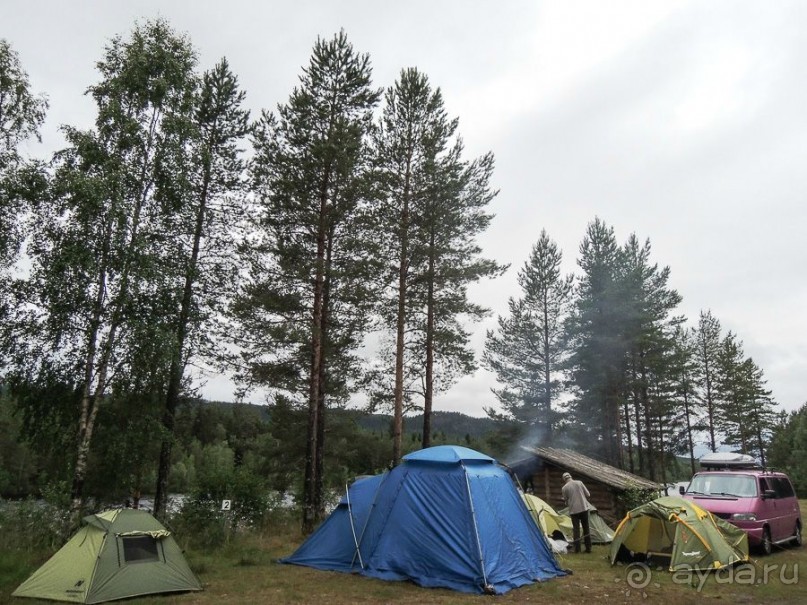 "Дикий" ночлег в Швеции