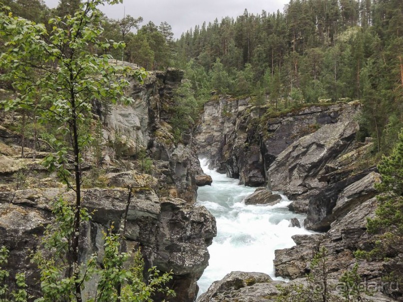 Ущелье Ригедспрандет на реке Шоа