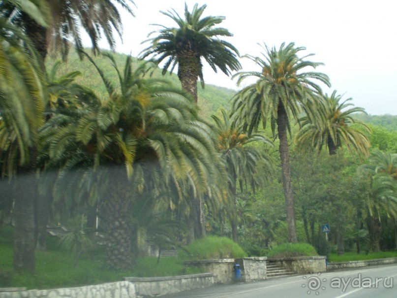 Путешествие по Абхазии на автомобиле в разное время года.