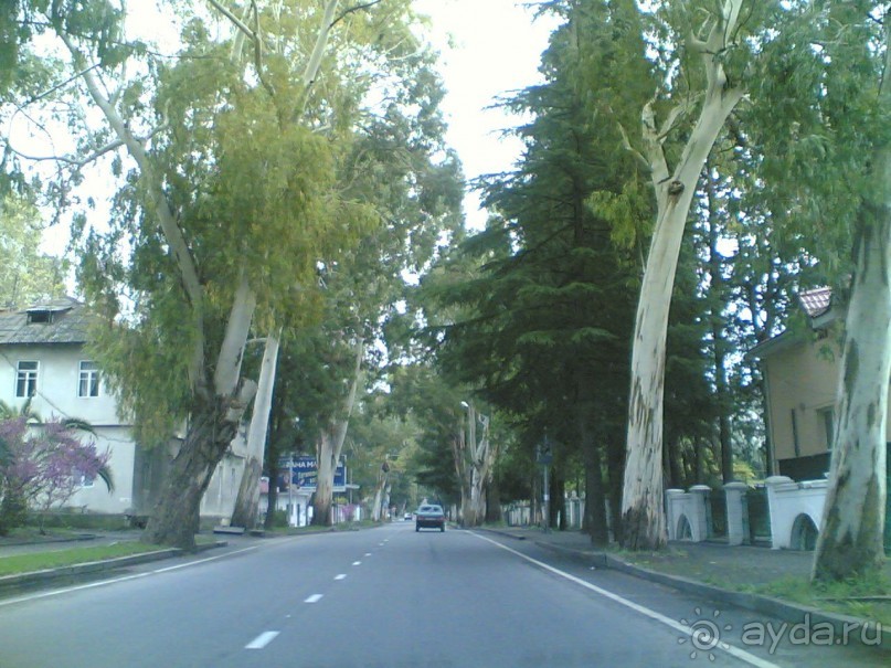 Путешествие по Абхазии на автомобиле в разное время года.