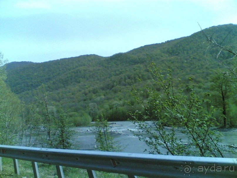 Путешествие по Абхазии на автомобиле в разное время года.