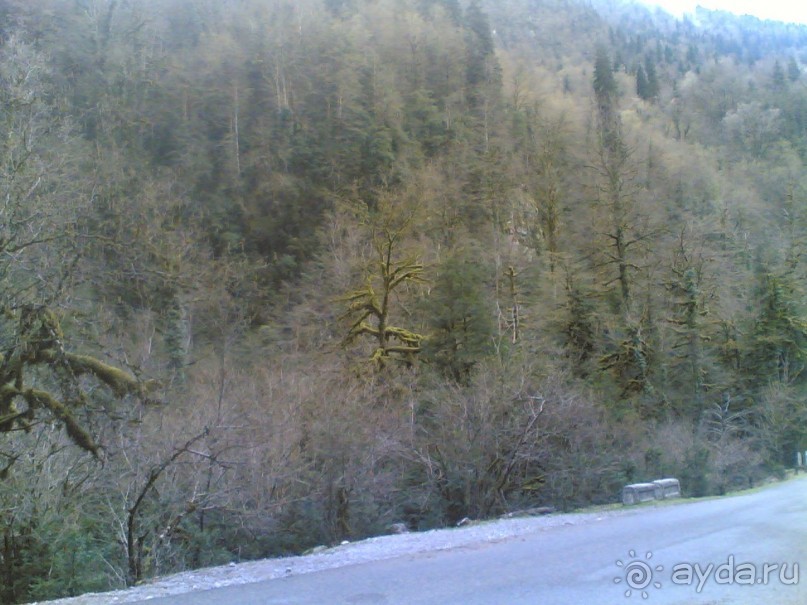 Путешествие по Абхазии на автомобиле в разное время года.