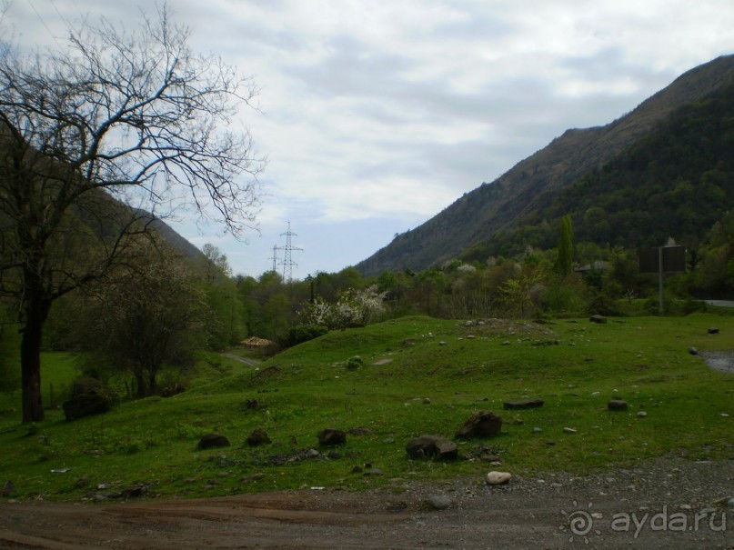 Путешествие по Абхазии на автомобиле в разное время года.