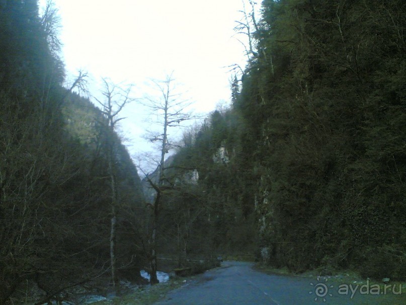 Путешествие по Абхазии на автомобиле в разное время года.