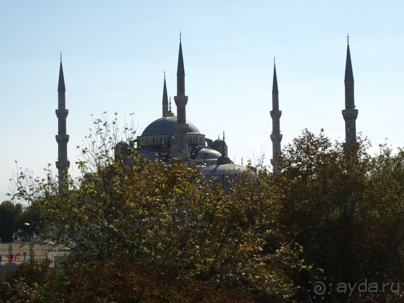 Вид на мечеть в Стамбуле. Турция.