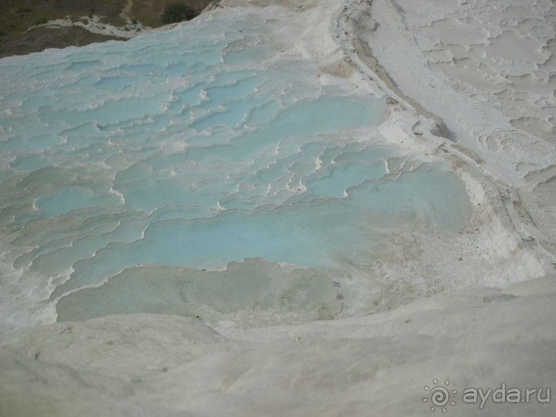 Травертиновые террасы Памуккале. Турция.