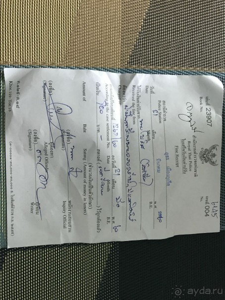 Месяц в Тае. Покупка и оформление байка, первые штрафы :)