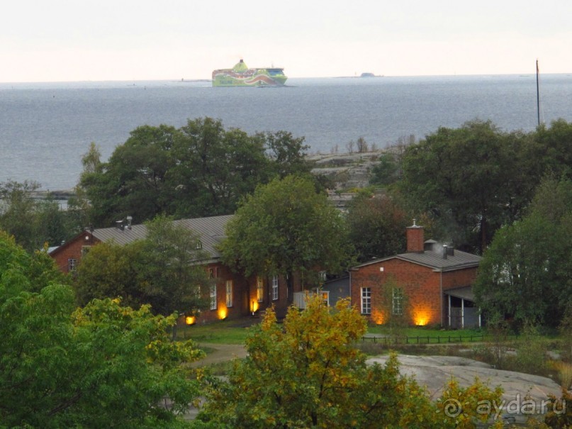Золотая осень в Хельсинки - Суоменлинна. На пароме.