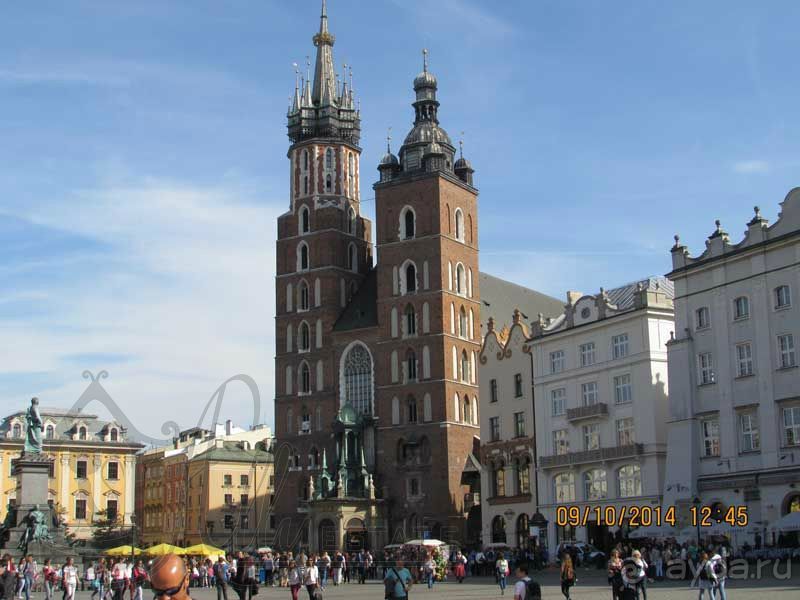 На машине из Латвии в Грецию - 09.10.2014 - день второй: Краков, Польша. 