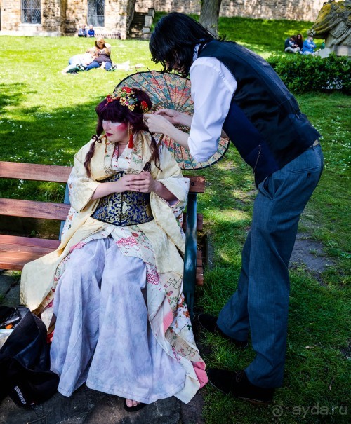 ПИКНИК СТИМ ПАНК В ЗАМКЕ В ЛИНКОЛЬНЕ 05 ИЮНЯ 2016