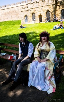 ПИКНИК СТИМ ПАНК В ЗАМКЕ В ЛИНКОЛЬНЕ 05 ИЮНЯ 2016