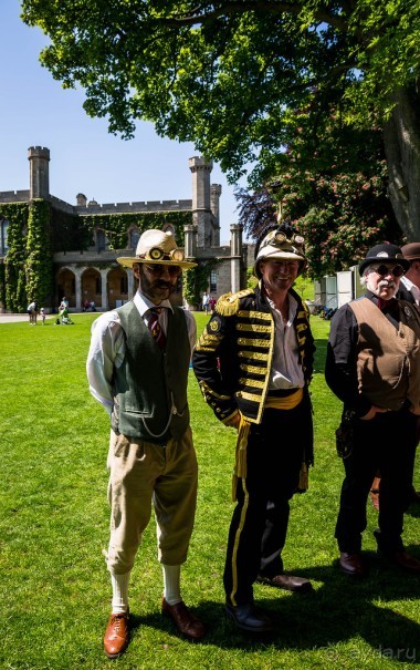 ПИКНИК СТИМ ПАНК В ЗАМКЕ В ЛИНКОЛЬНЕ 05 ИЮНЯ 2016