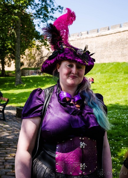 ПИКНИК СТИМ ПАНК В ЗАМКЕ В ЛИНКОЛЬНЕ 05 ИЮНЯ 2016