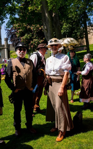 ПИКНИК СТИМ ПАНК В ЗАМКЕ В ЛИНКОЛЬНЕ 05 ИЮНЯ 2016