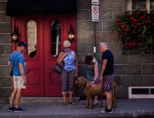 ЛЮДИ НА УЛИЦАХ КВЕБЕКА